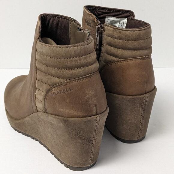 Merrell Tremblant Wedge Bluff Ankle Boots, Brown, Womens 6 M - Picture 7 of 8